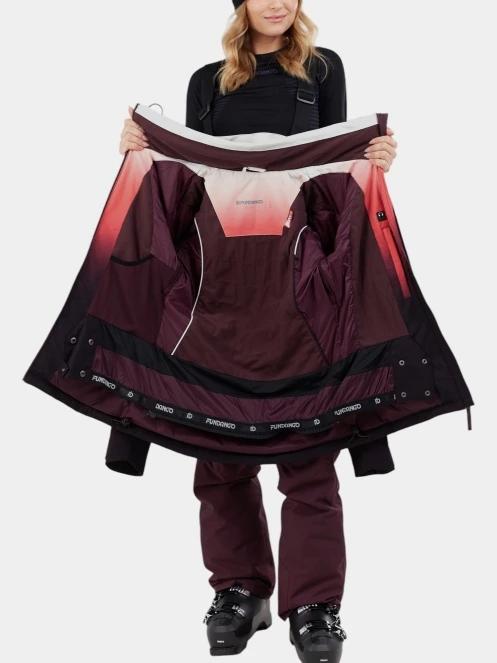 geaca de schi pt. femei Fundango Pumila Padded Jacket roz 5