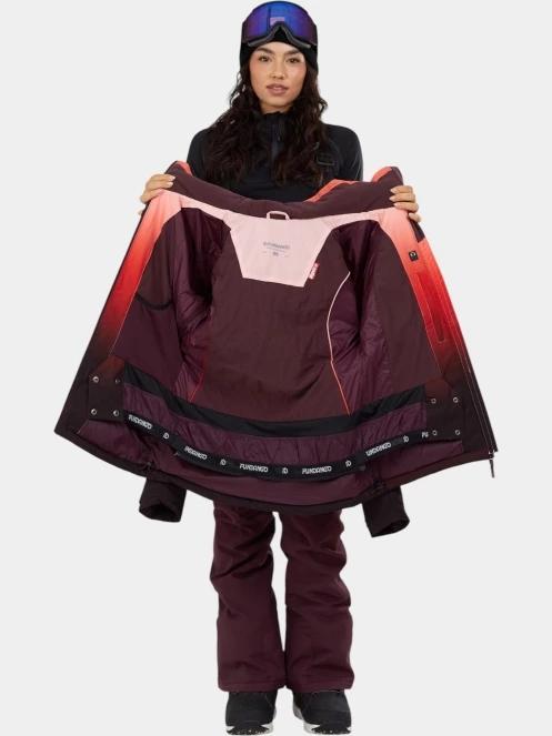 geaca de schi matlasata pt. femei Fundango Pumila Padded Jacket roz 5