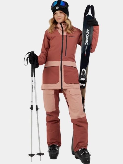 geaca de schi pt. femei Fundango Poplar ECO Jacket roz 5
