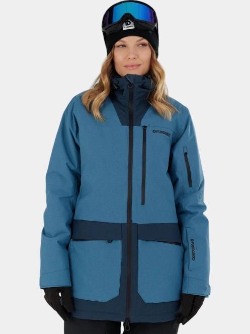 geaca de schi pt. femei Fundango Poplar ECO Jacket albastru inchis 2