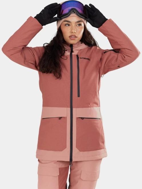 geaca de schi pt. femei Fundango Poplar ECO Jacket roz 2
