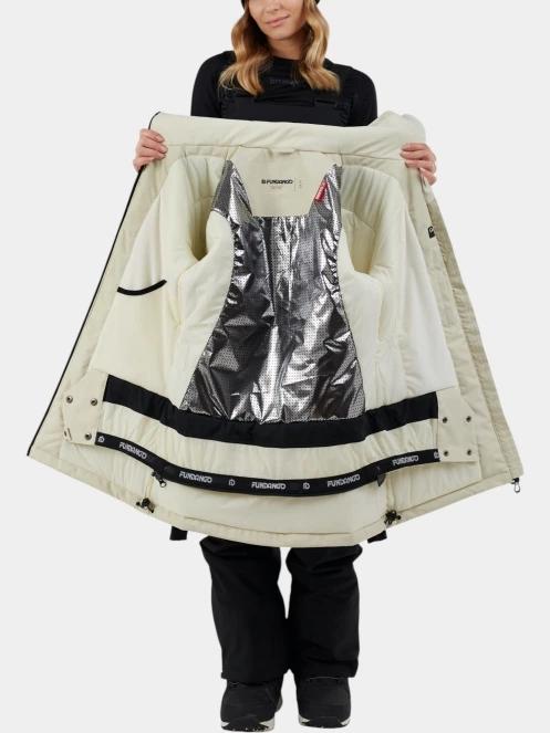 geaca de schi pt. femei Fundango Pemberton ECO Allmountain Jacket alb 5