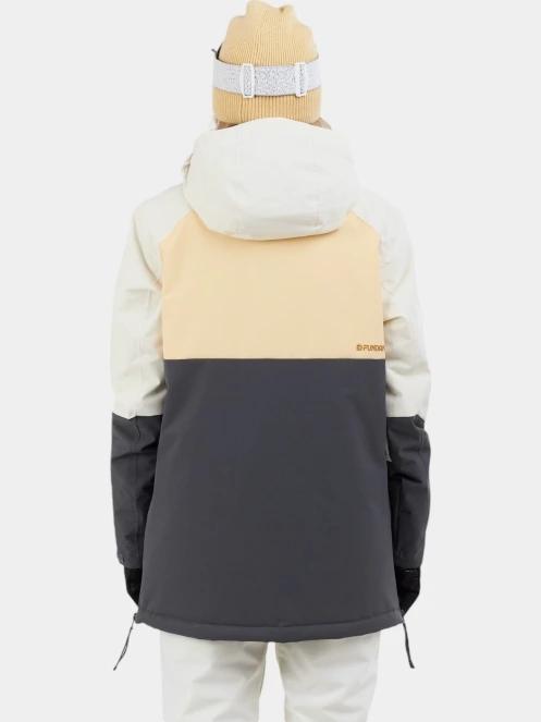 geaca de schi pt. femei Fundango Birch ECO Logo Anorak galben 3