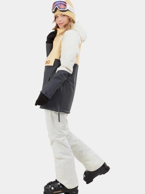geaca de schi pt. femei Fundango Birch ECO Logo Anorak galben 4
