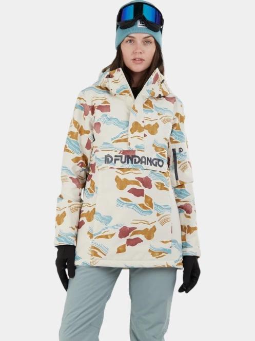 geaca de schi pt. femei Fundango Birch ECO Logo Anorak nisip 2