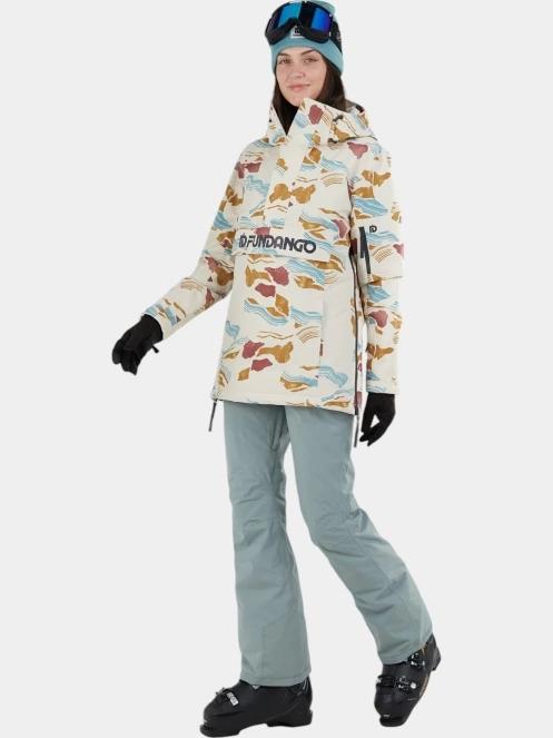 geaca de schi pt. femei Fundango Birch ECO Logo Anorak nisip 4