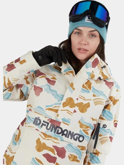 geaca de schi pt. femei Fundango Birch ECO Logo Anorak nisip 5