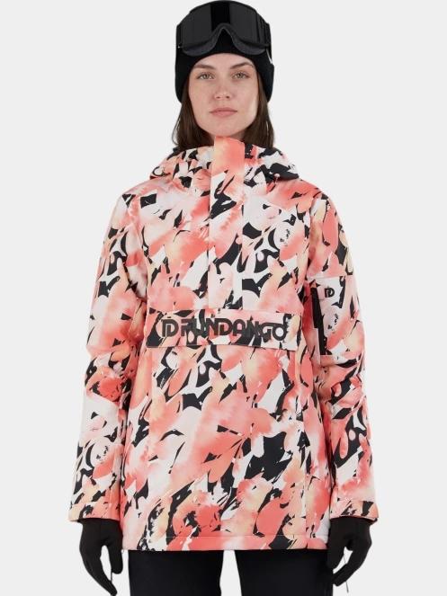 geaca de schi pt. femei Fundango Birch ECO Logo Anorak roz 2