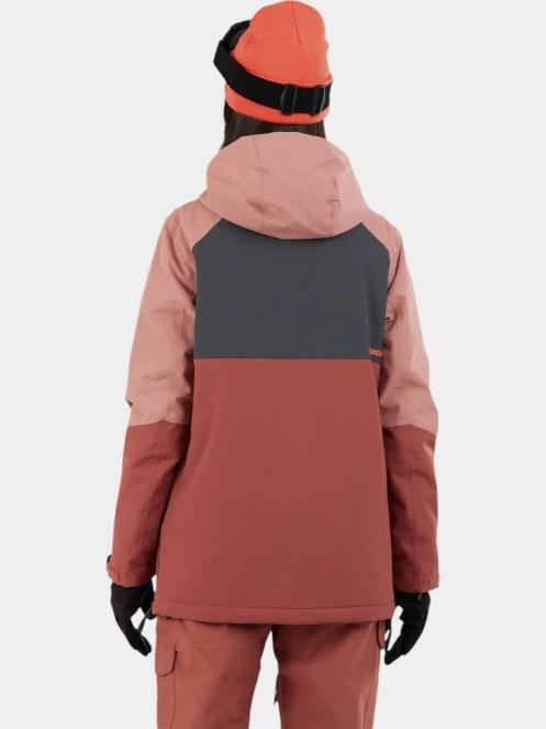 geaca de schi pt. femei Fundango Birch ECO Logo Anorak roz 3