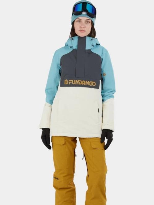 geaca de schi pt. femei Fundango Birch ECO Logo Anorak albastru deschis 2