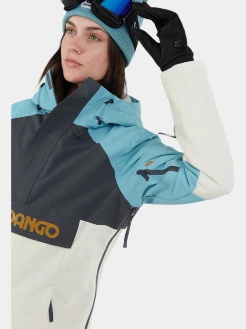geaca de schi pt. femei Fundango Birch ECO Logo Anorak albastru deschis 6