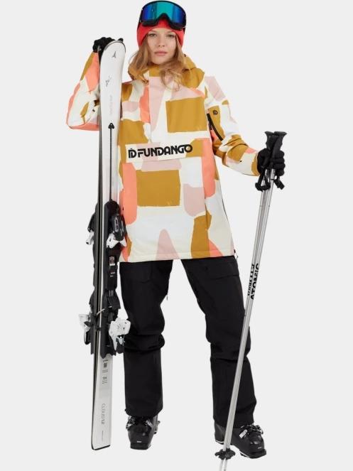 jacheta hanorac pt. femei Fundango Birch ECO Logo Anorak galben 4