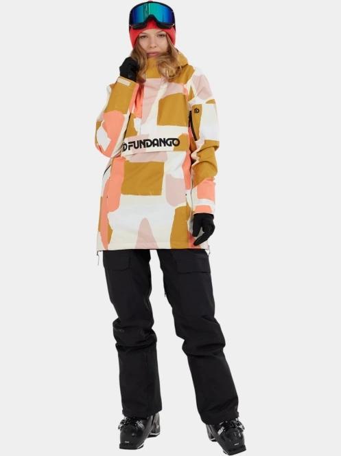 jacheta hanorac pt. femei Fundango Birch ECO Logo Anorak galben 5