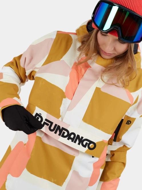 jacheta hanorac pt. femei Fundango Birch ECO Logo Anorak galben 7