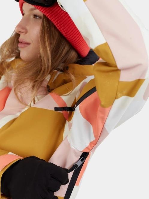 jacheta hanorac pt. femei Fundango Birch ECO Logo Anorak galben 9