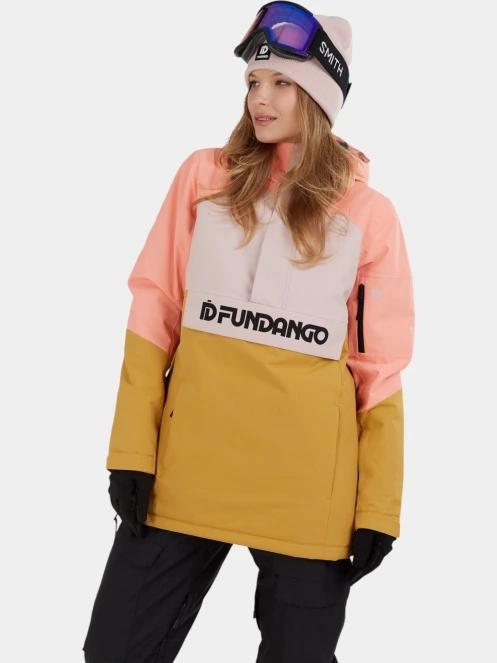 jacheta hanorac pt. femei Fundango Birch ECO Logo Anorak roz 2