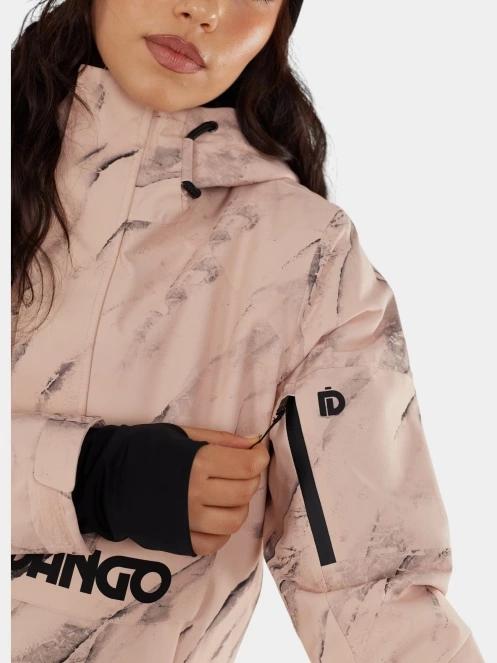 jacheta hanorac pt. femei Fundango Birch ECO Logo Anorak roz 6
