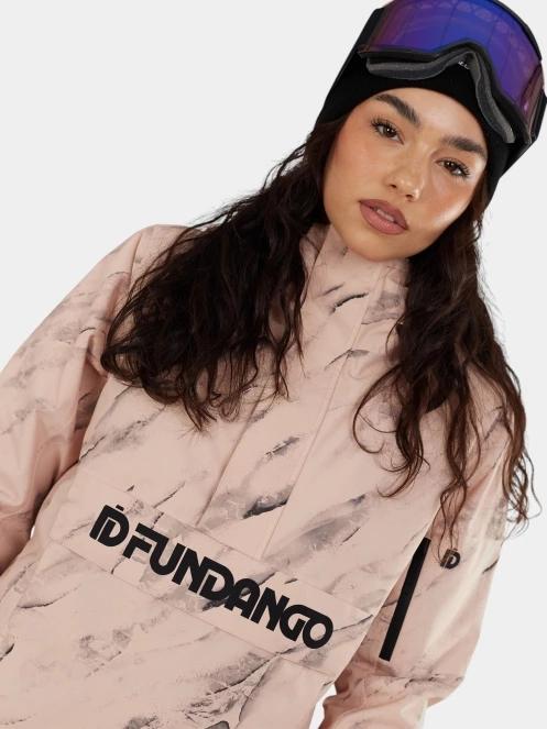 jacheta hanorac pt. femei Fundango Birch ECO Logo Anorak roz 8