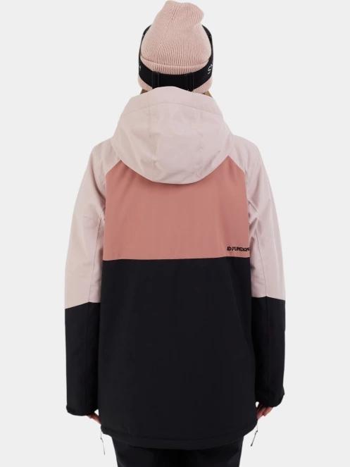 jacheta hanorac pt. femei Fundango Birch ECO Logo Anorak roz 3