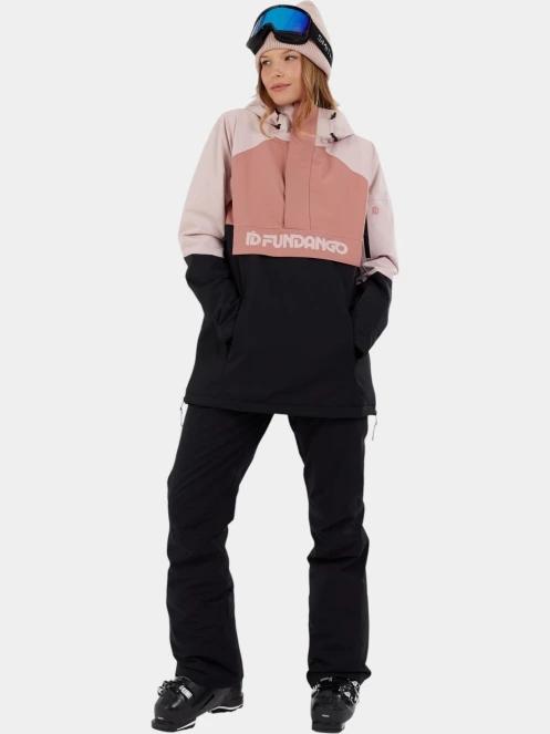 jacheta hanorac pt. femei Fundango Birch ECO Logo Anorak roz 4