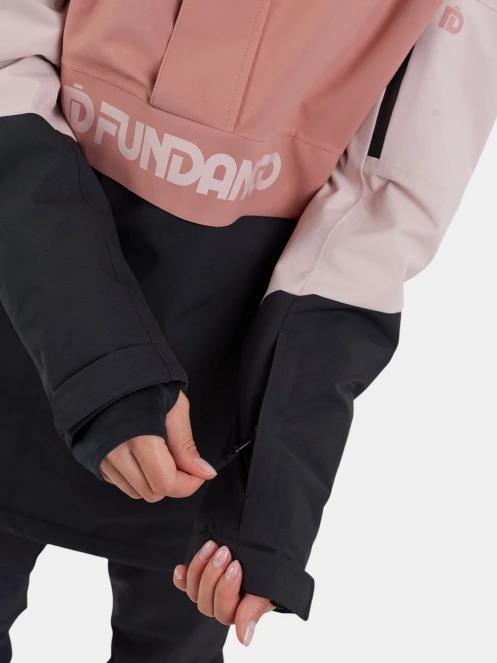 jacheta hanorac pt. femei Fundango Birch ECO Logo Anorak roz 7