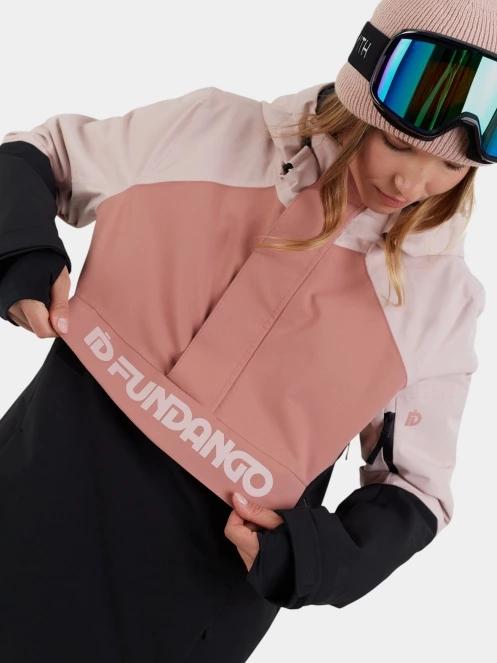 jacheta hanorac pt. femei Fundango Birch ECO Logo Anorak roz 8