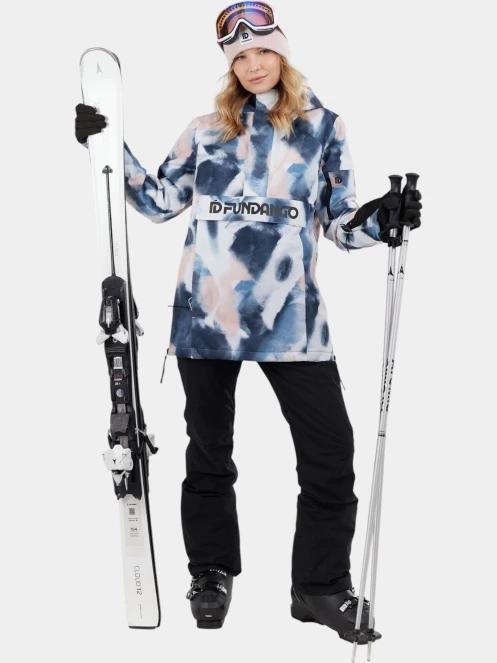 jacheta hanorac pt. femei Fundango Birch ECO Logo Anorak albastru inchis 4
