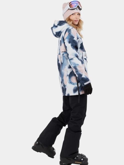 jacheta hanorac pt. femei Fundango Birch ECO Logo Anorak albastru inchis 5