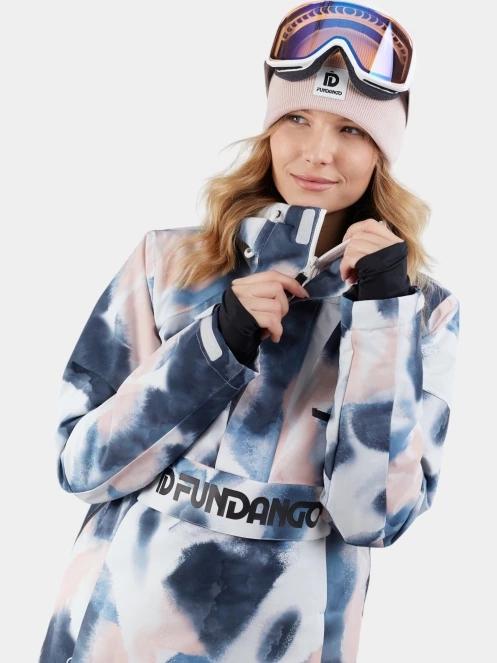 jacheta hanorac pt. femei Fundango Birch ECO Logo Anorak albastru inchis 6