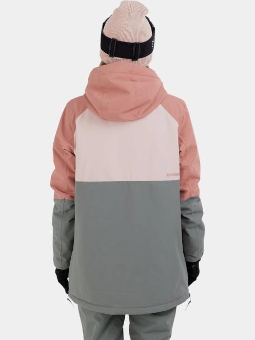 jacheta hanorac pt. femei Fundango Birch ECO Logo Anorak verde 3