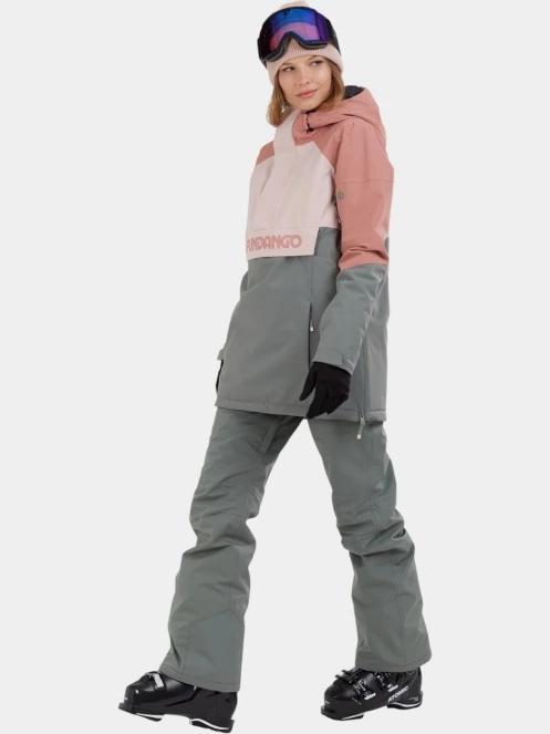 jacheta hanorac pt. femei Fundango Birch ECO Logo Anorak verde 4