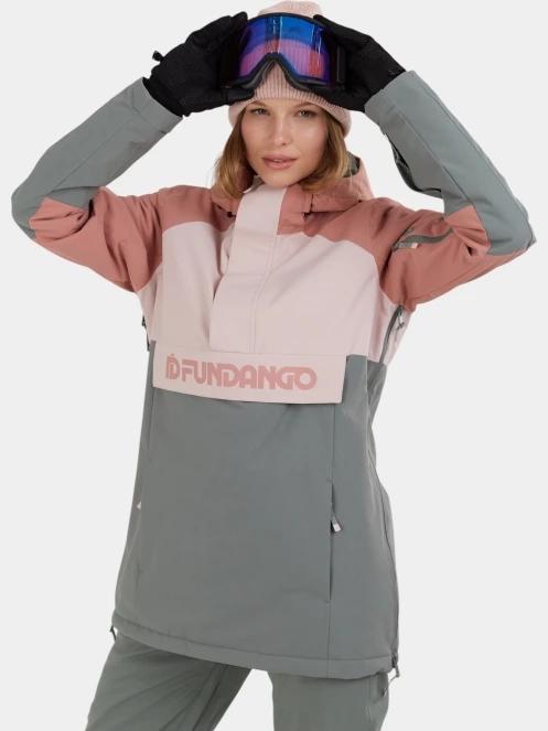 jacheta hanorac pt. femei Fundango Birch ECO Logo Anorak verde 5