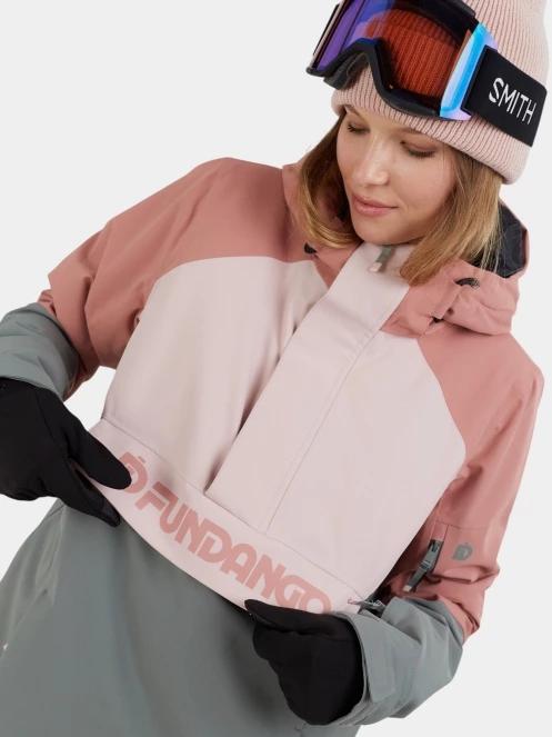 jacheta hanorac pt. femei Fundango Birch ECO Logo Anorak verde 6