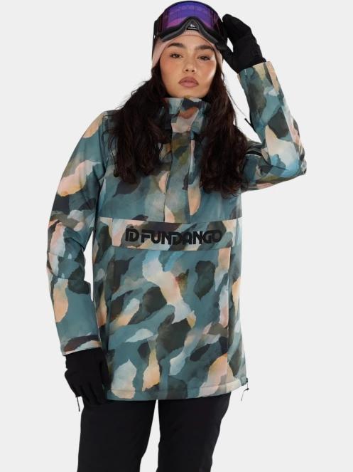 jacheta hanorac pt. femei Fundango Birch ECO Logo Anorak verde 2
