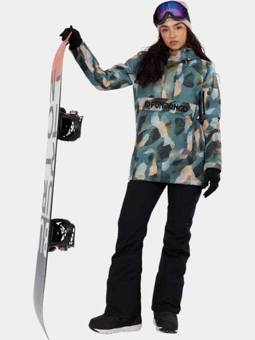 jacheta hanorac pt. femei Fundango Birch ECO Logo Anorak verde 4