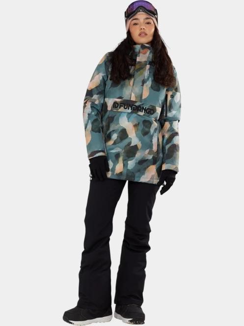 jacheta hanorac pt. femei Fundango Birch ECO Logo Anorak verde 5