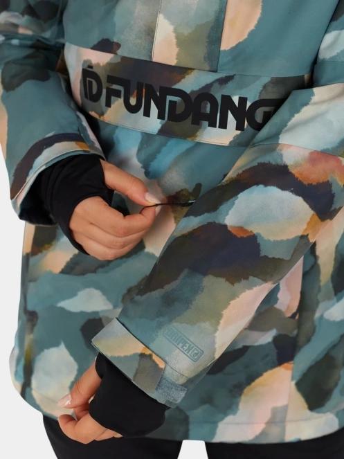 jacheta hanorac pt. femei Fundango Birch ECO Logo Anorak verde 8