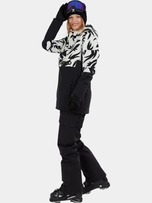 jacheta hanorac pt. femei Fundango Birch ECO Logo Anorak negru 5