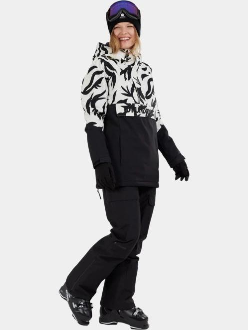 jacheta hanorac pt. femei Fundango Birch ECO Logo Anorak negru 7