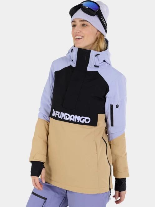 jacheta hanorac pt. femei Fundango Birch ECO Logo Anorak nisip 2