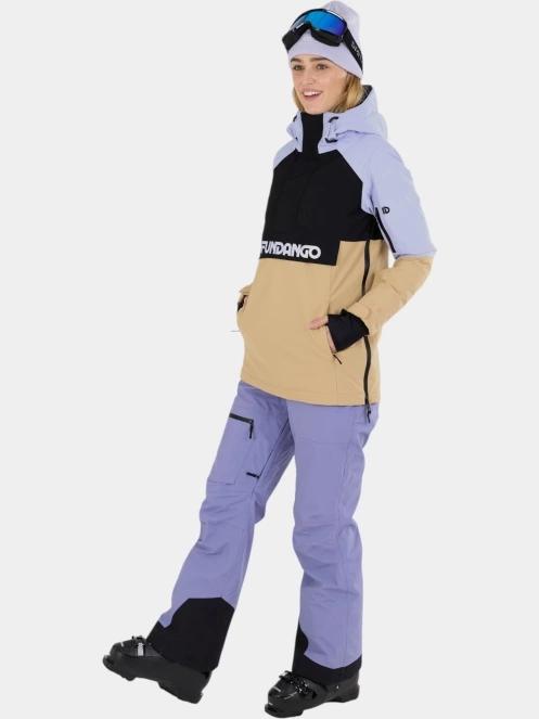 jacheta hanorac pt. femei Fundango Birch ECO Logo Anorak nisip 4