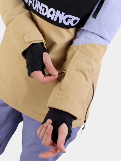jacheta hanorac pt. femei Fundango Birch ECO Logo Anorak nisip 7