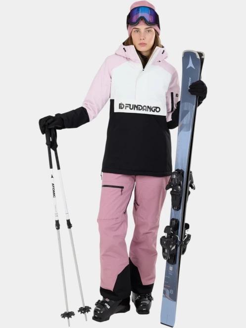 jacheta hanorac pt. femei Fundango Birch ECO Logo Anorak violet 5