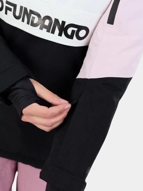 jacheta hanorac pt. femei Fundango Birch ECO Logo Anorak violet 10