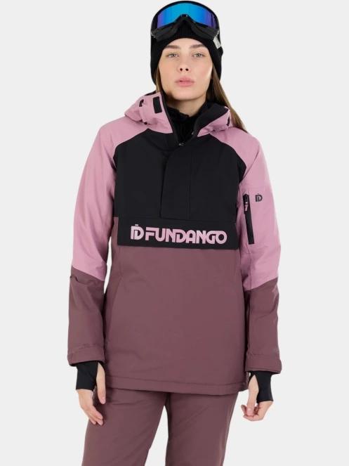 jacheta hanorac pt. femei Fundango Birch ECO Logo Anorak roz 2