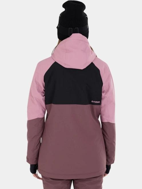 jacheta hanorac pt. femei Fundango Birch ECO Logo Anorak roz 3