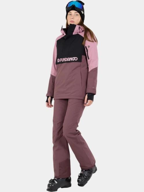 jacheta hanorac pt. femei Fundango Birch ECO Logo Anorak roz 5