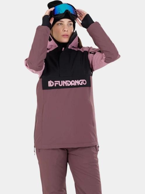 jacheta hanorac pt. femei Fundango Birch ECO Logo Anorak roz 6