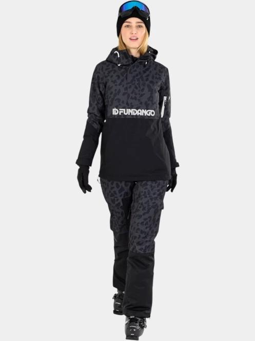 jacheta hanorac pt. femei Fundango Birch ECO Logo Anorak gri 4