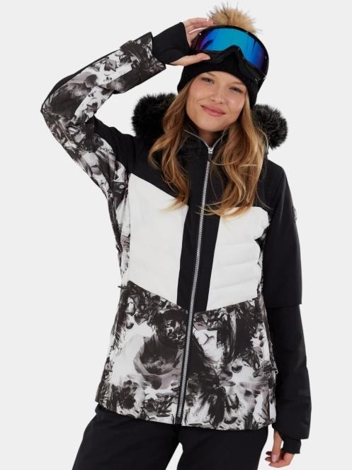 geaca de schi matlasata pt. femei Fundango Salina Padded Jacket alb 2